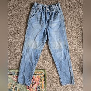 SO Women's Sky Blue High Rise Jeans